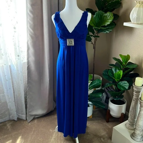 Enfocus Studio | Dresses | Nwot En Focus Studio Royal Blue Dress With  Embellished Bodice | Poshmark